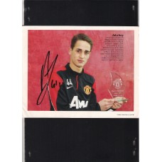 Signed picture of Adnan Januzaj the Manchester United Footballer